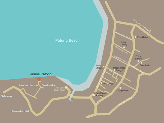 Jirana Patong's Map
